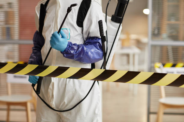 Professional Biohazard Cleanup technician working in Deer Park, IL